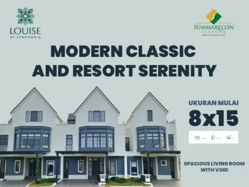 Summarecon Serpong Sold Out Louise Cluster @Summarecon Serpong | KF Map – Digital Map for Property and Infrastructure in Indonesia